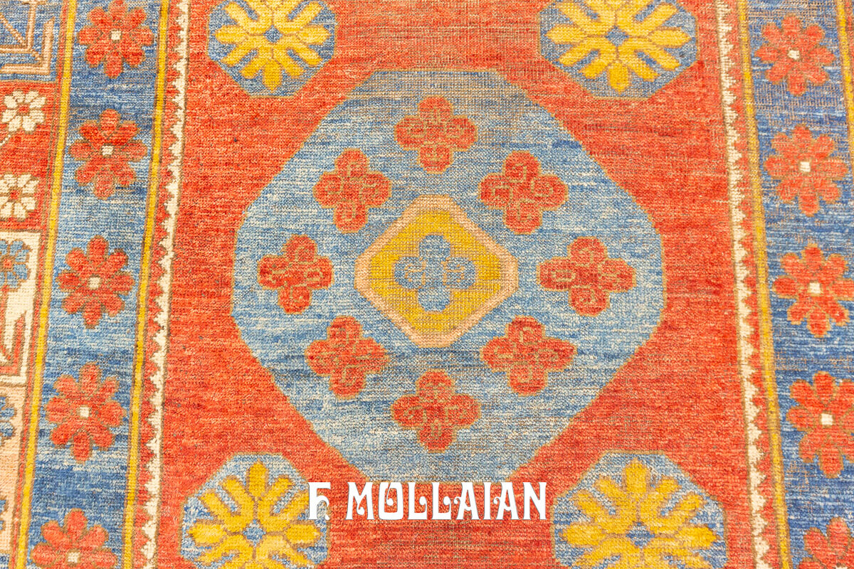 Antique Khotan Rug Red/Blue Color n°:962698